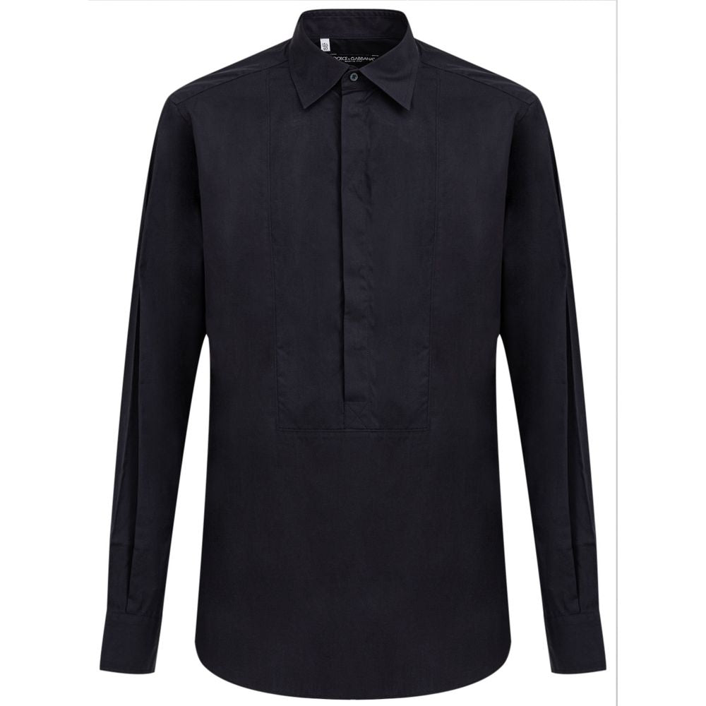 Dolce & Gabbana navy cotton shirt